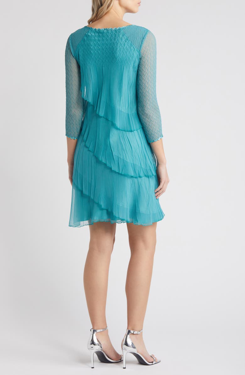 Komarov Tiered Cocktail Dress, Alternate, color,