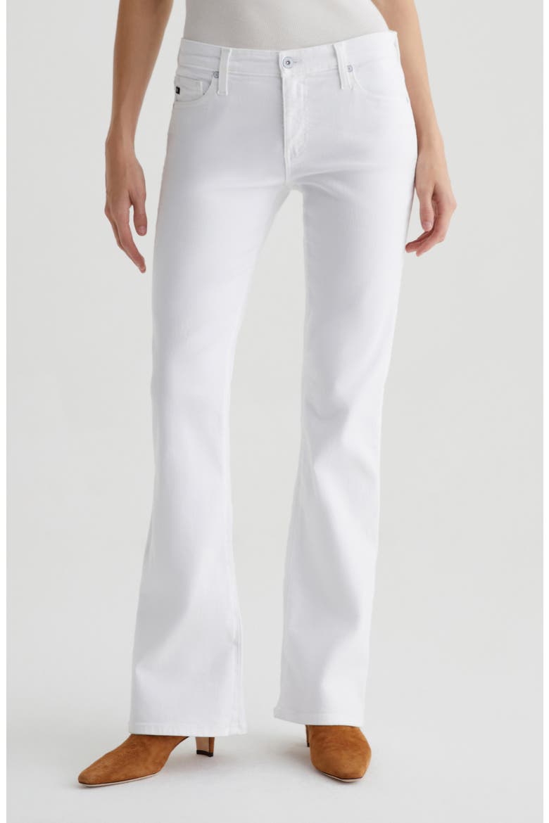Angel Low Rise Bootcut Jeans, Main, color, GALLERY WHITE