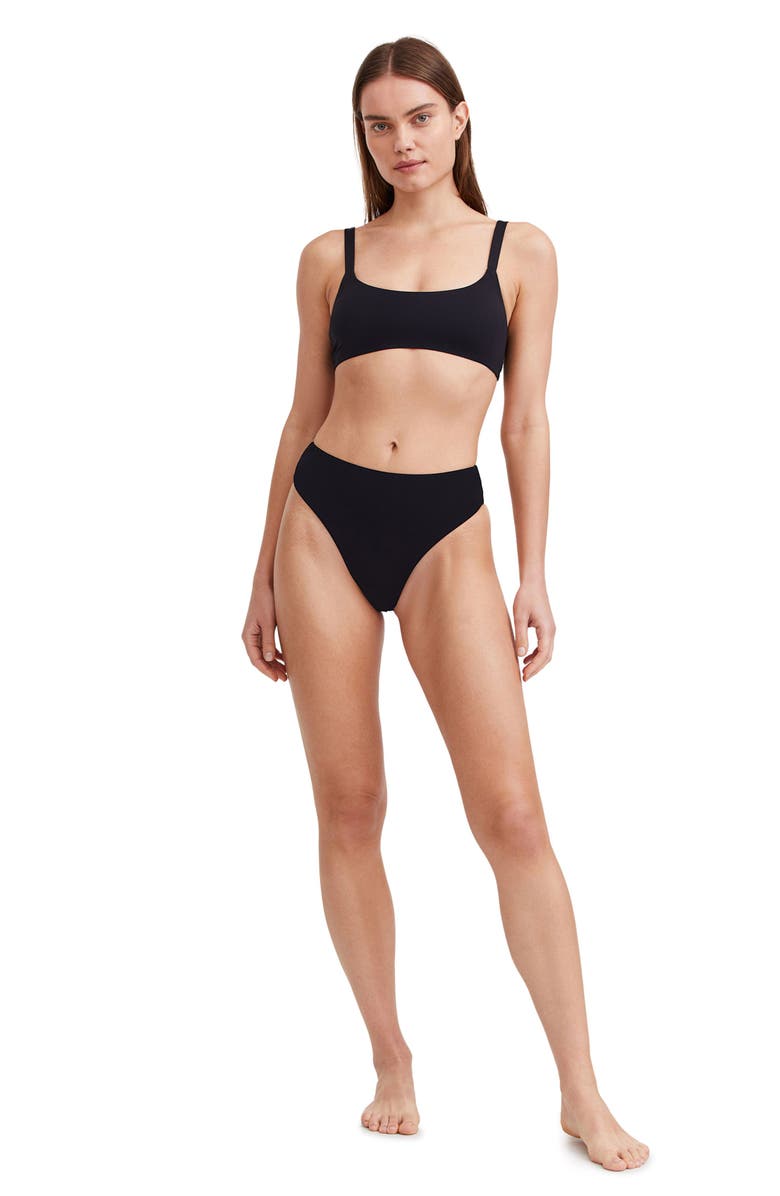 Au Naturel by Gottex Solid Bikini bra swim top, Main, color, 