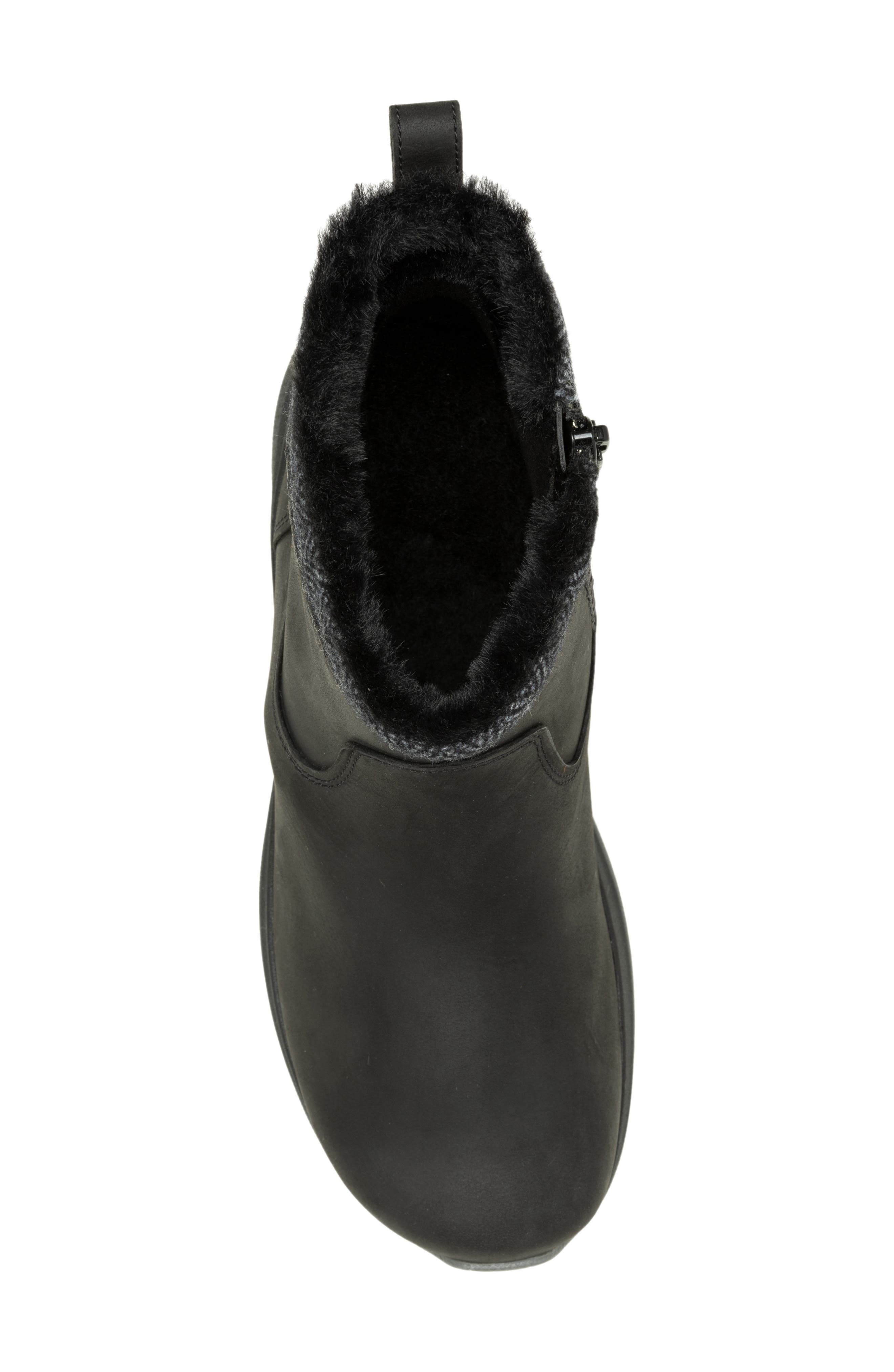 Merrell Encore Ice 5 Faux Fur Trim Bootie, Alternate, color, Black