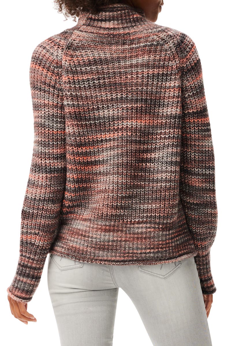 NIC+ZOE Party Mix Turtleneck Sweater, Alternate, color, Neutral Mix