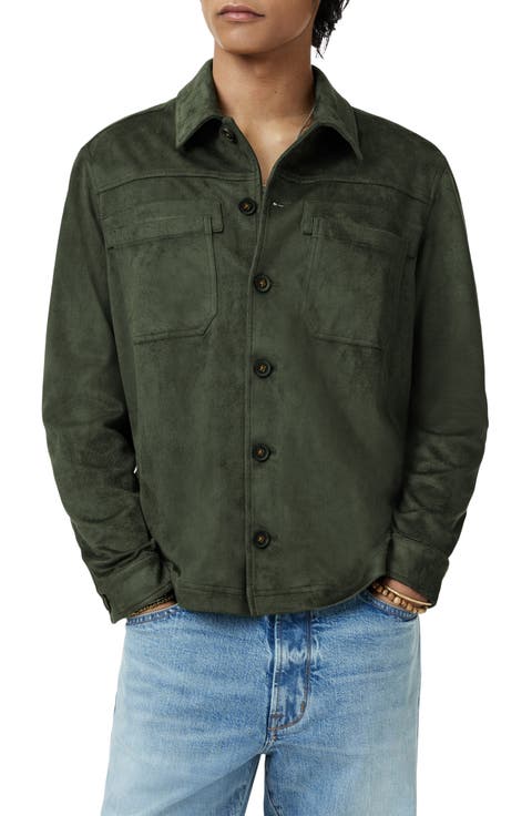 Mota Regular Fit Faux Suede Shirt Jacket