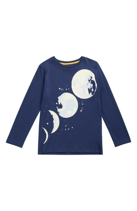 Kids' Planetary Long Sleeve Glow in the <br />Dark Graphic T-Shirt (Toddler, Little Kid & Big Kid)