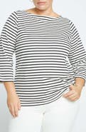 Universal Standard Belle Breton Stripe Top