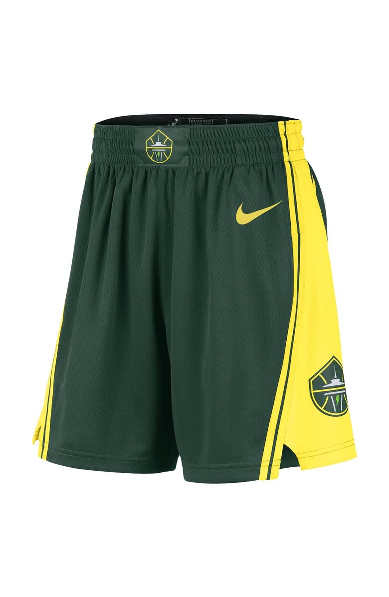 Nike Women's Nike Green Seattle Storm On-Court Victory Performance Shorts, Alternate, color, Green