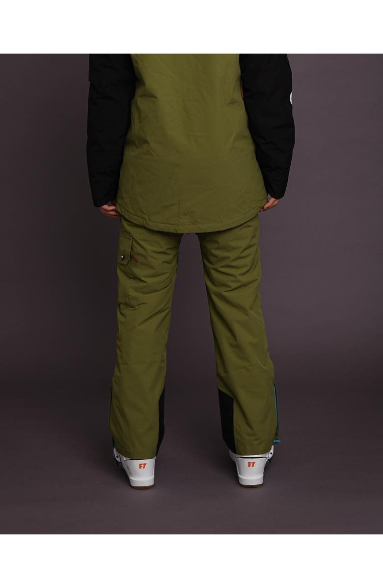OOSC Fresh Pow Men's Ski & Snowboard Pants - Khaki, Alternate, color, Khaki