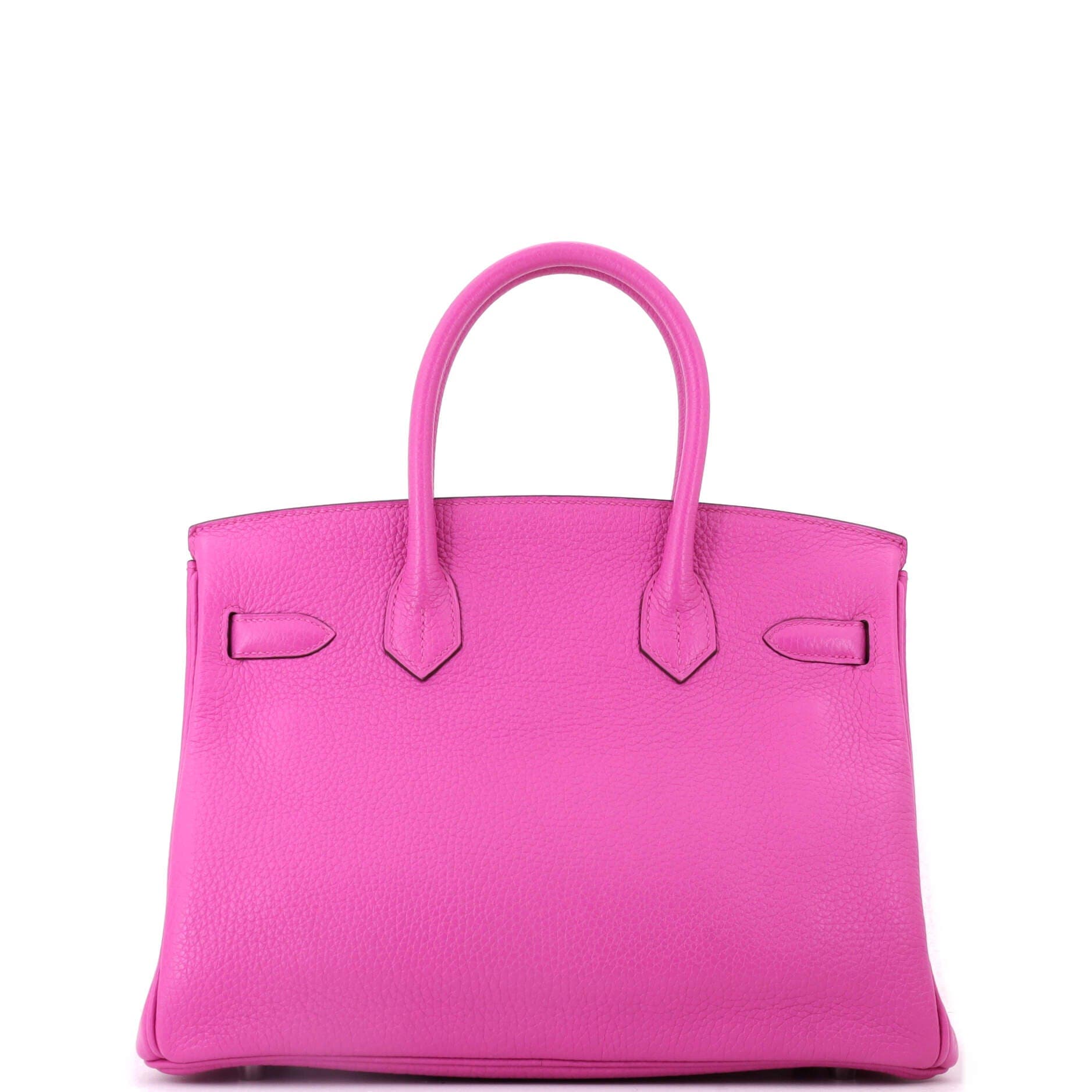 Birkin Handbag Pink Clemence with Palladium Hardware 30, Alternate, color, Rose Pourpre