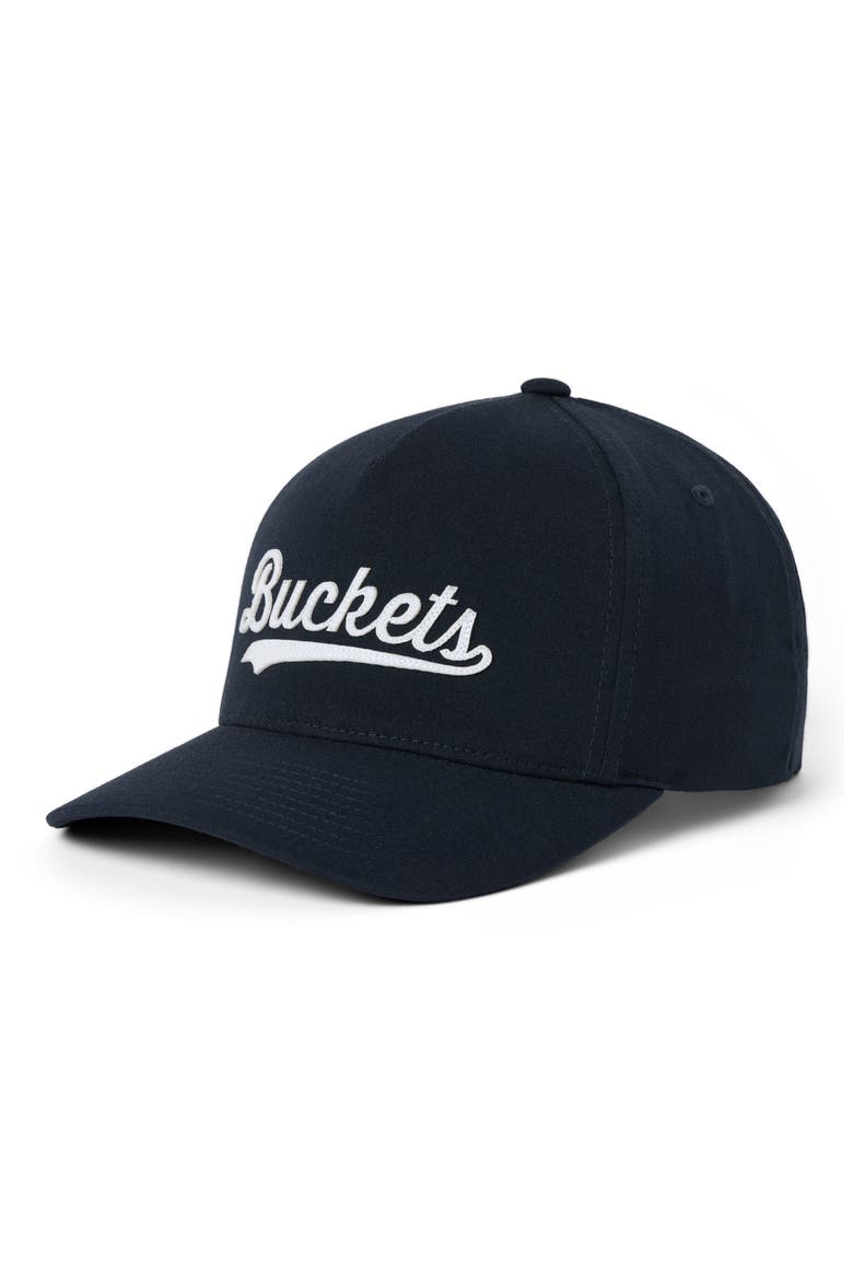 Buckets Baseball Cap, Main, color, TOTAL ECLIPSE
