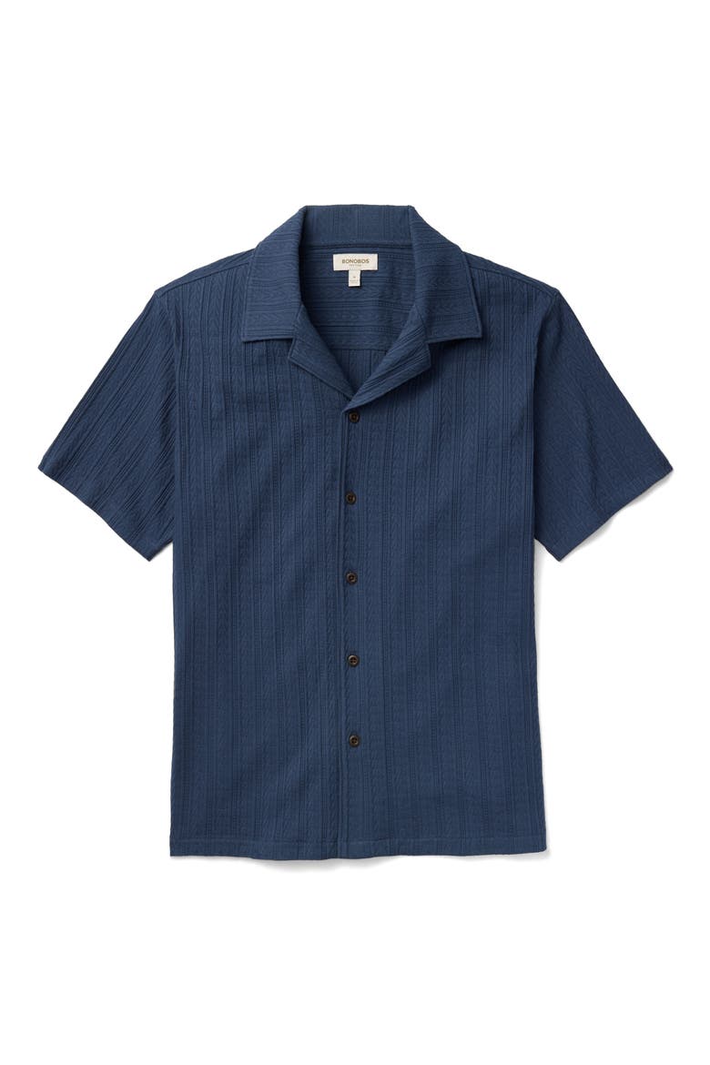 Cabana Stretch Camp Shirt, Main, color, BIG DIPPER