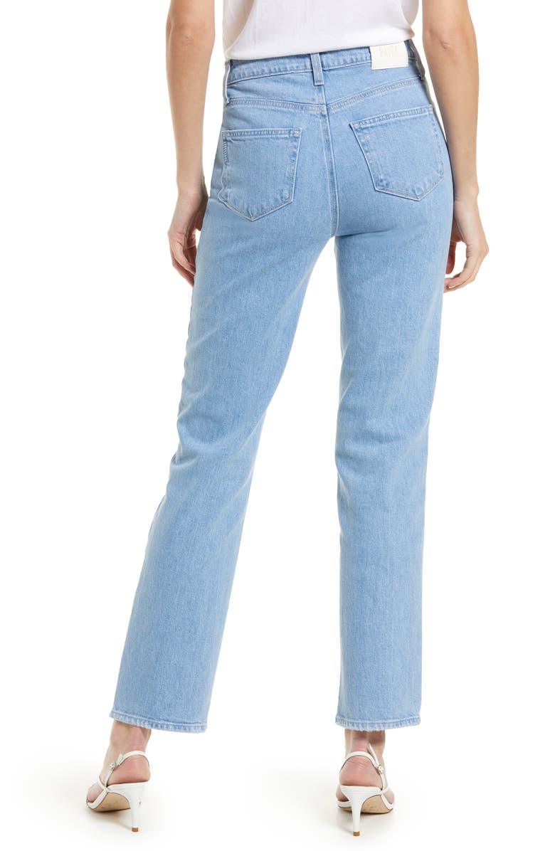 PAIGE Sarah Straight Leg Jeans, Alternate, color, Folklore