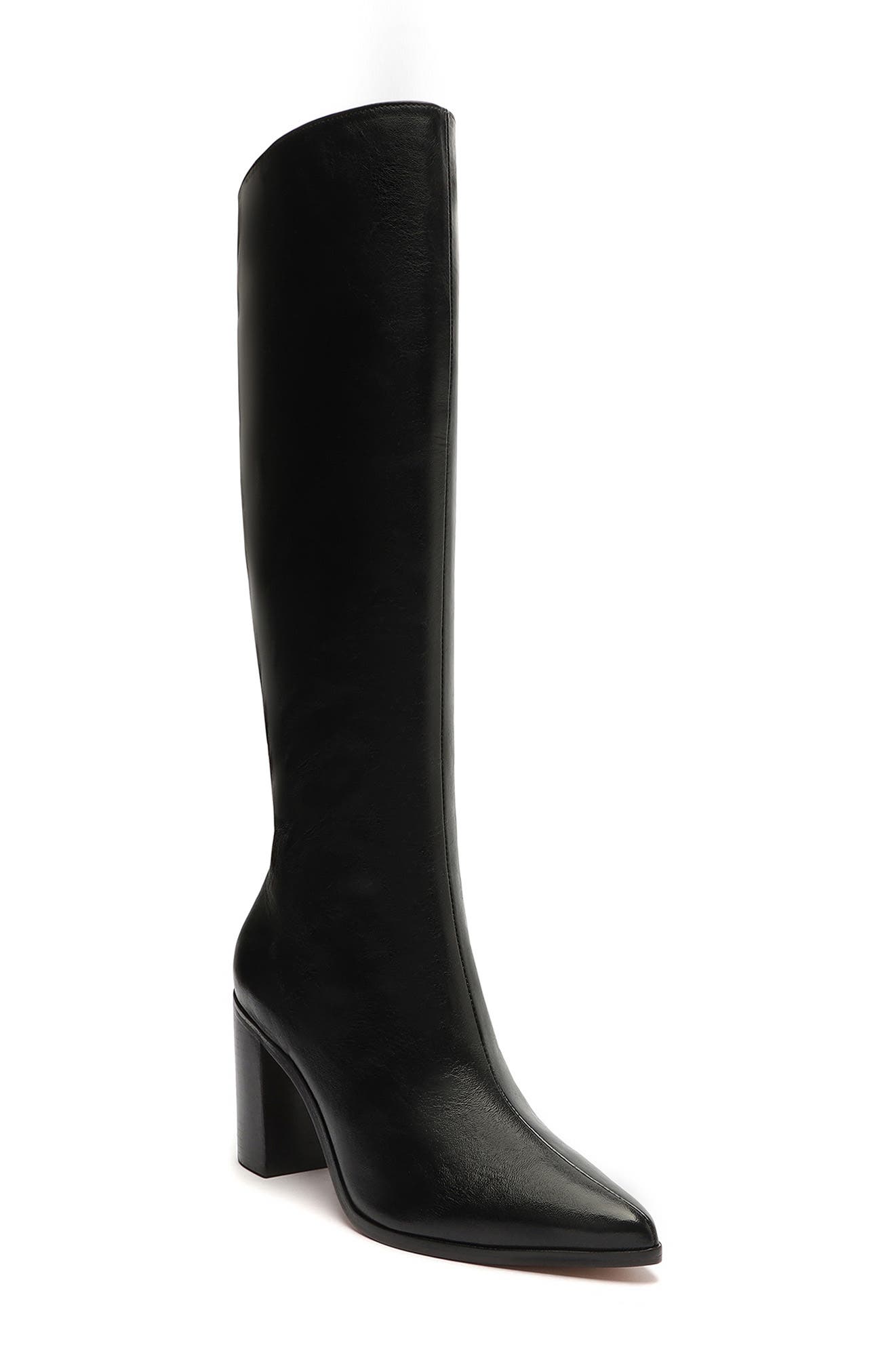 Schutz Mikki Up Block Heel Tall Boot, Main, color, 