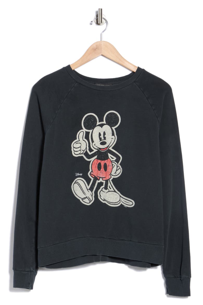 Mickey Mouse Vintage Pullover Sweater, Alternate, color, VINTAGE BLACK