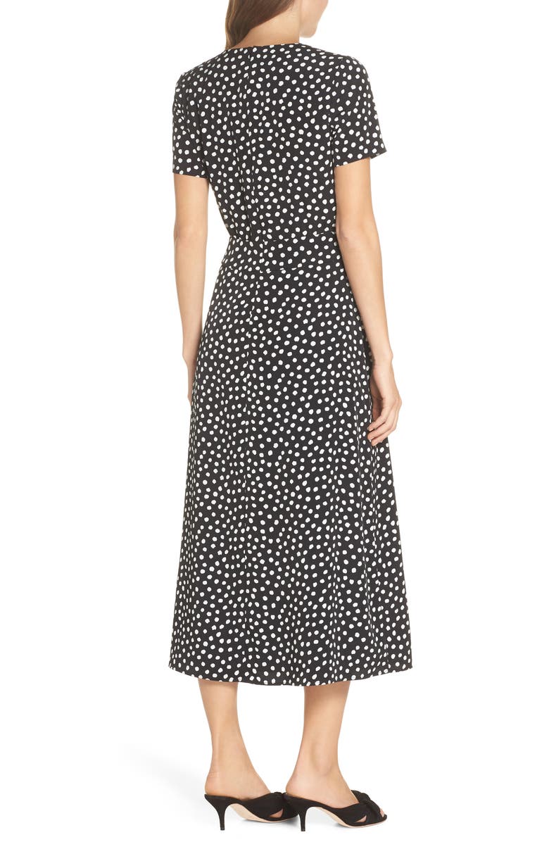 Maggy London Print Midi Dress, Alternate, color, 