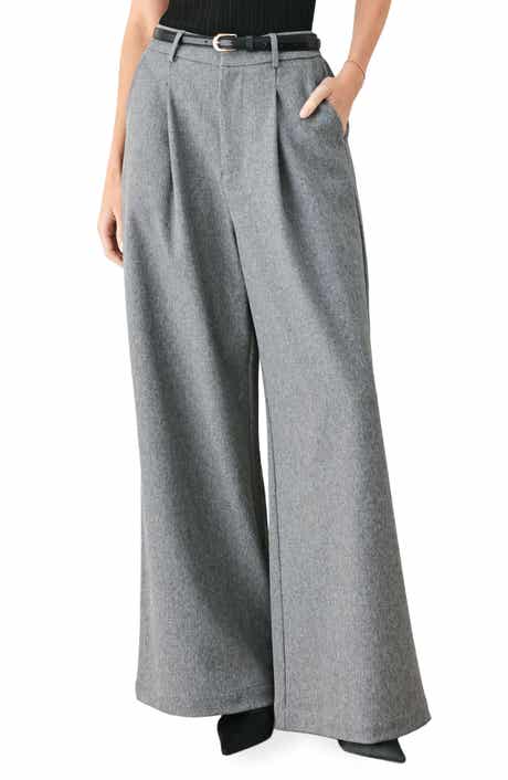 Wide Leg Pants with Belt