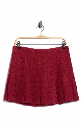 Carter Stitched Pleat Miniskirt