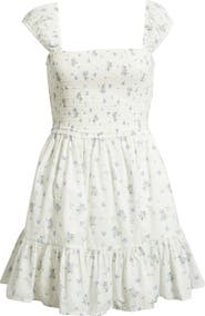 BP. Cap Sleeve Cotton Minidress