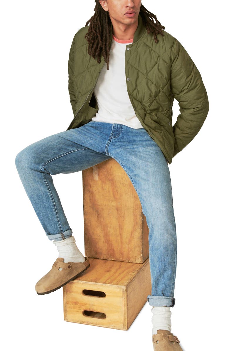 Lucky Brand 411 CoolMax<sup>®</sup> Athletic Taper Jeans, Alternate, color, Polaris