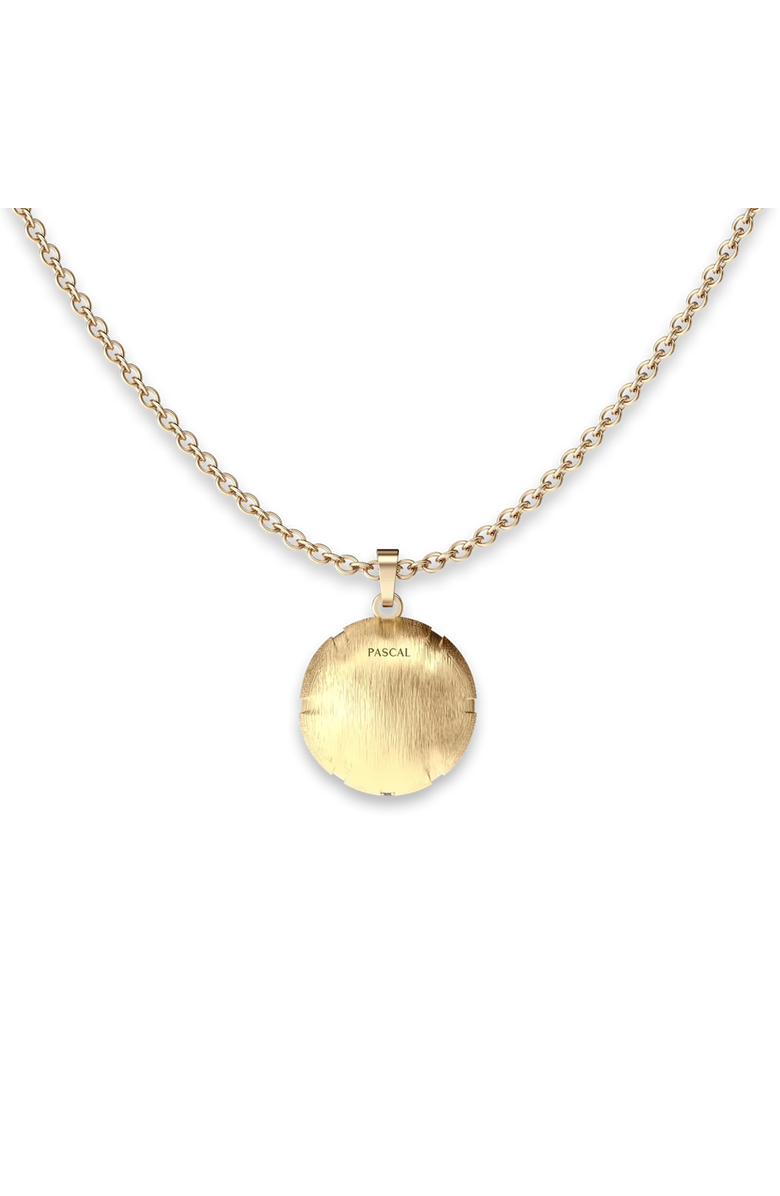 PASCAL The Basketball Leaking Ball Linear Diamond Necklace, Alternate, color, Gold / White Diamond