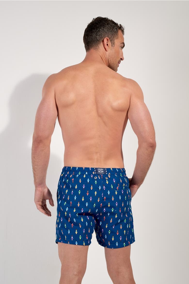 Calcio Beach Boxer, Alternate, color, Navy Print