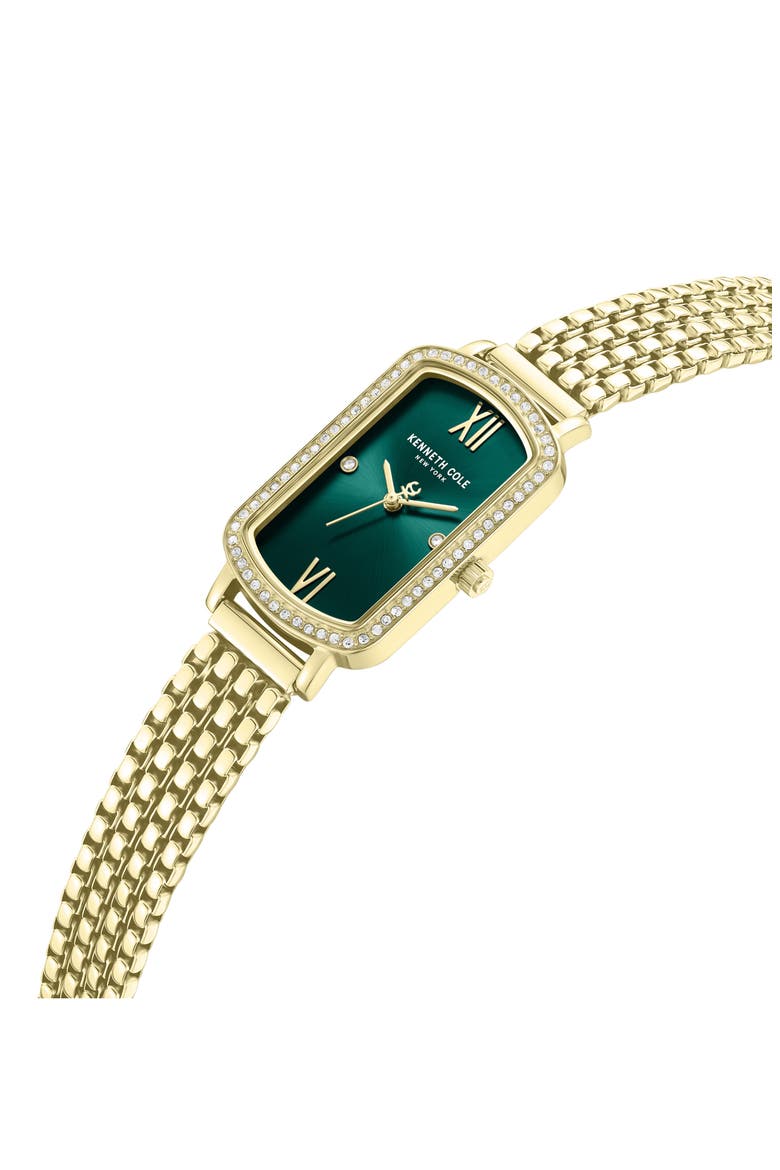 Classic Slim Bracelet Watch, 22mm x 35mm, Alternate, color, GOLD
