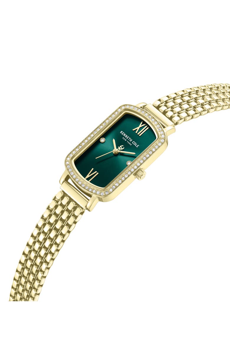 Kenneth Cole New York Classic Slim Bracelet Watch, 22mm x 35mm, Alternate, color, Gold