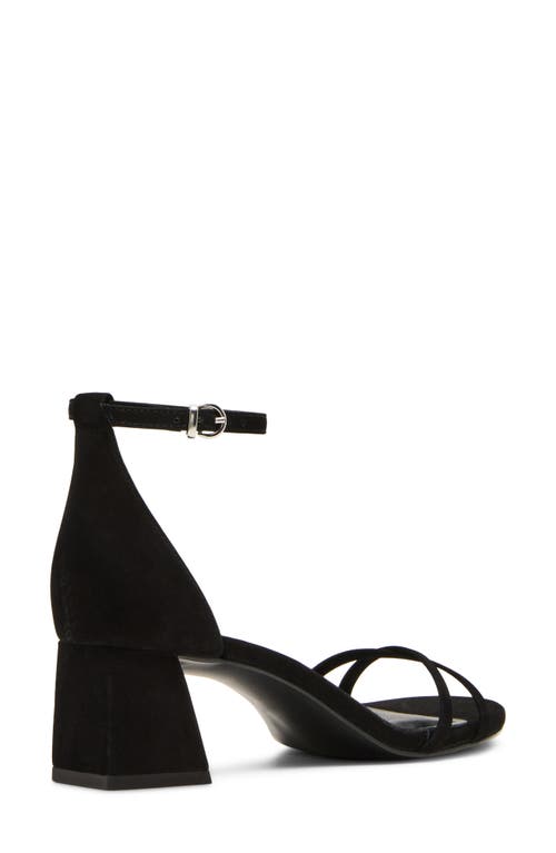 Steve Madden Rae Ankle Strap Sandal In Black