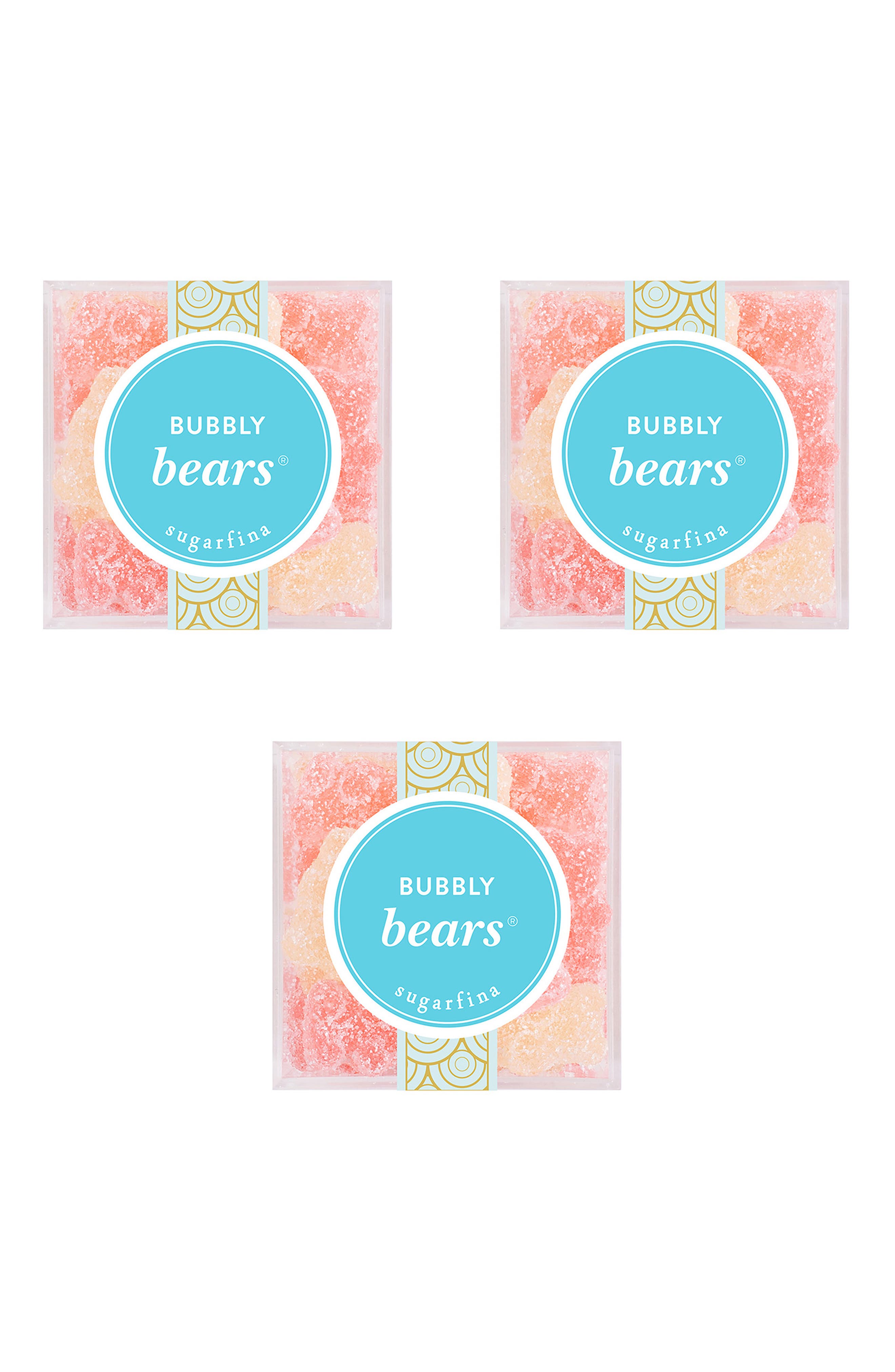 sugarfina Bubbly Bears - Small Cube 3-Piece Kit