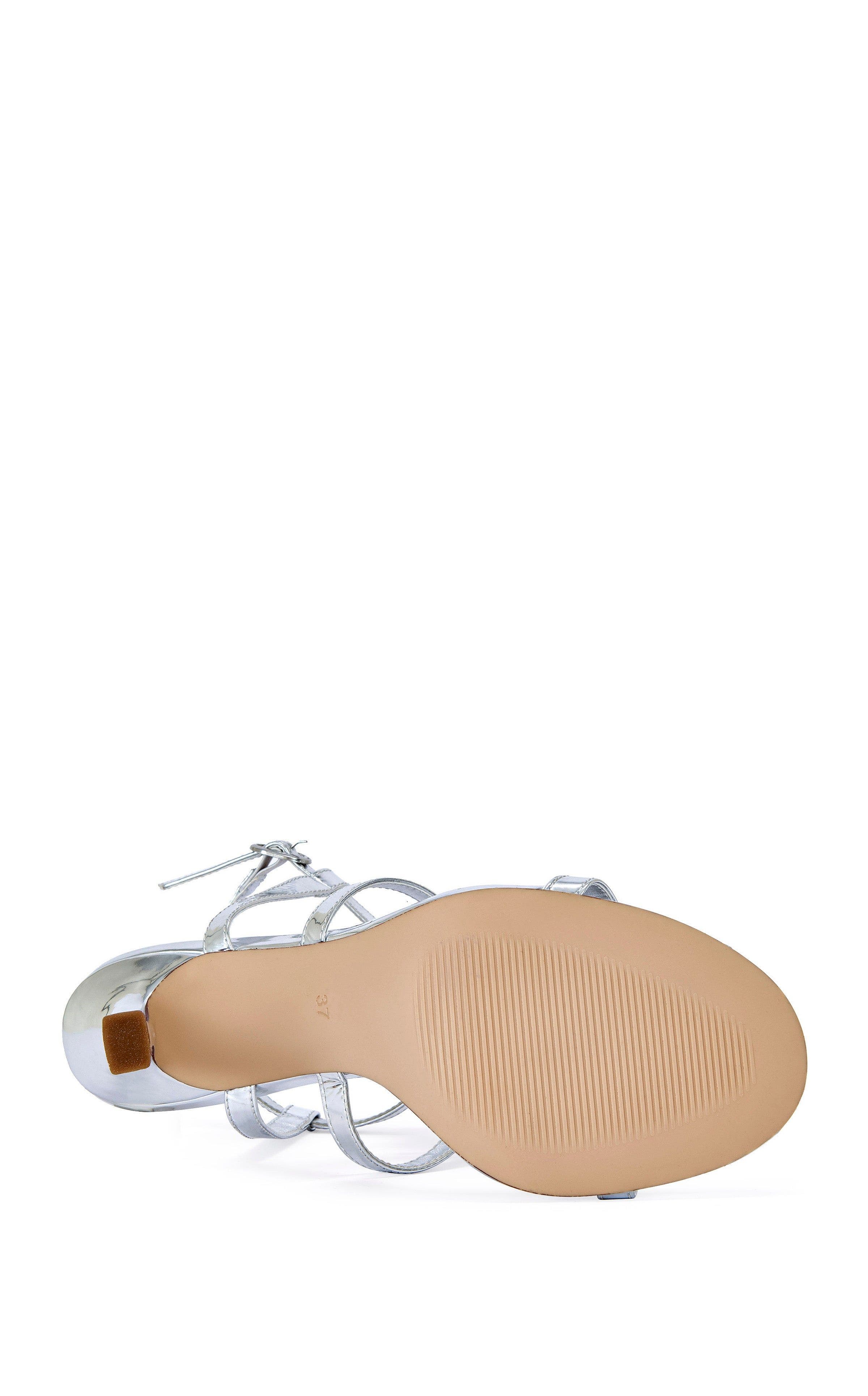 AZALEA WANG ALIZA-SILVER STILETTO SANDAL - SILVER / 8 / STILETTO, Alternate, color, Silver