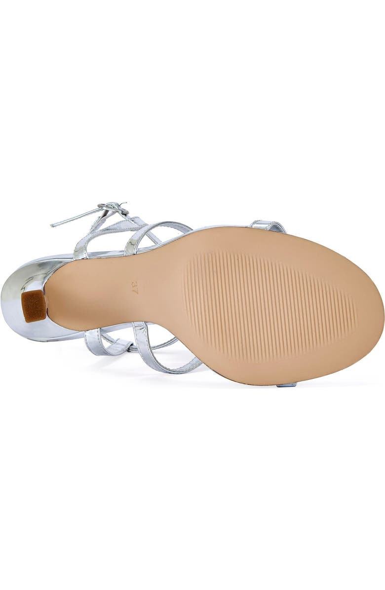 AZALEA WANG ALIZA-SILVER STILETTO SANDAL - SILVER / 8 / STILETTO, Alternate, color, Silver