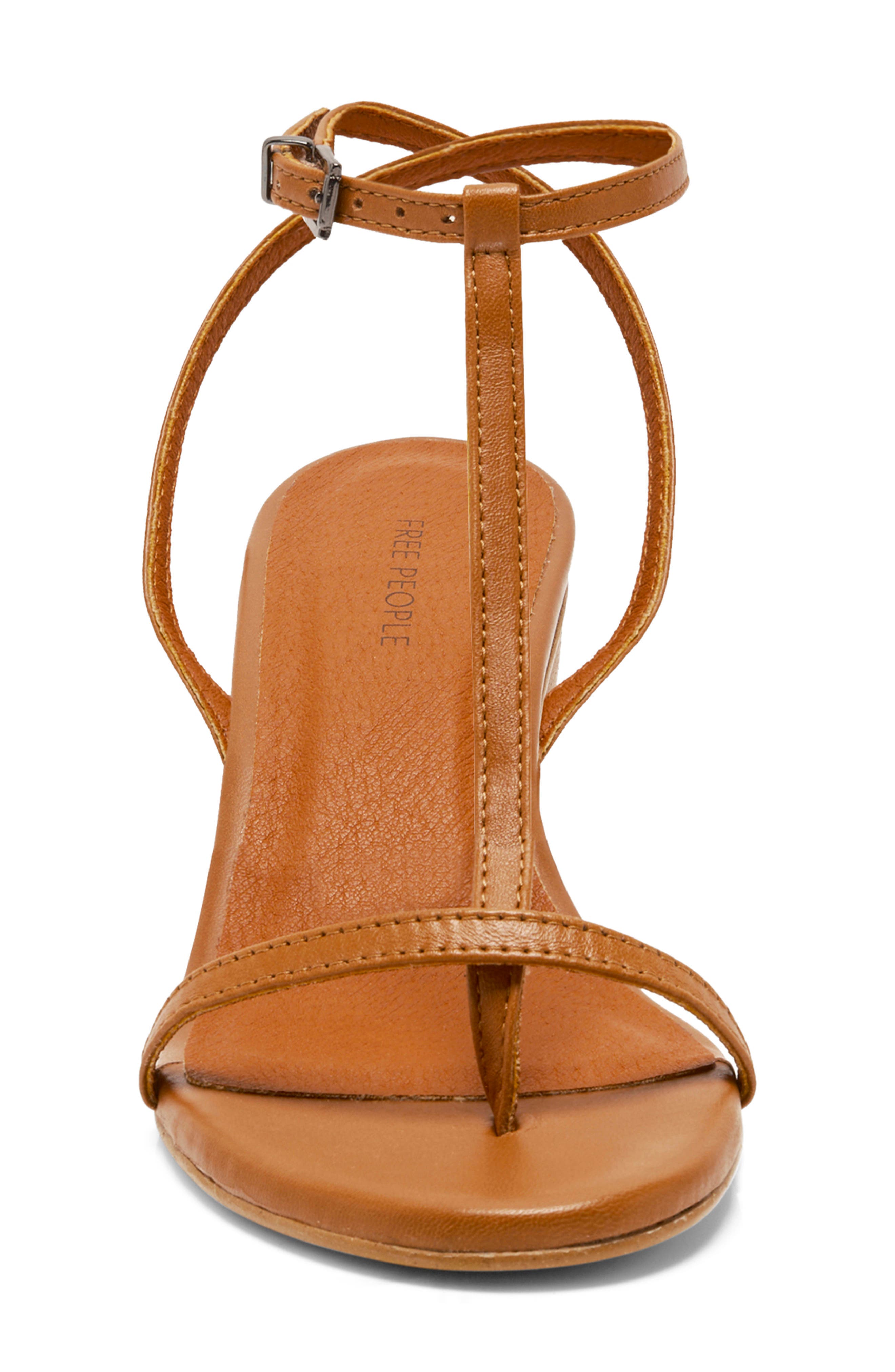 La La Land Ankle Strap Sandal, Alternate, color, TAN LEATHER