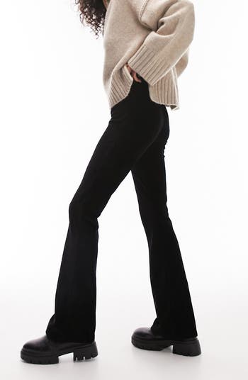 Flare Corduroy Pull-On Pants