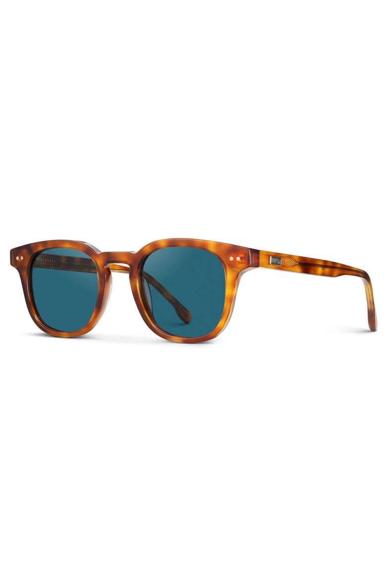 Clark - 46mm Square Polarized Sunglasses, Alternate, color, Saddlewood Tortoise