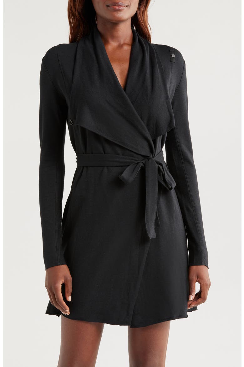 Organic Pima Cotton Robe, Main, color, IMMERSED BLACK