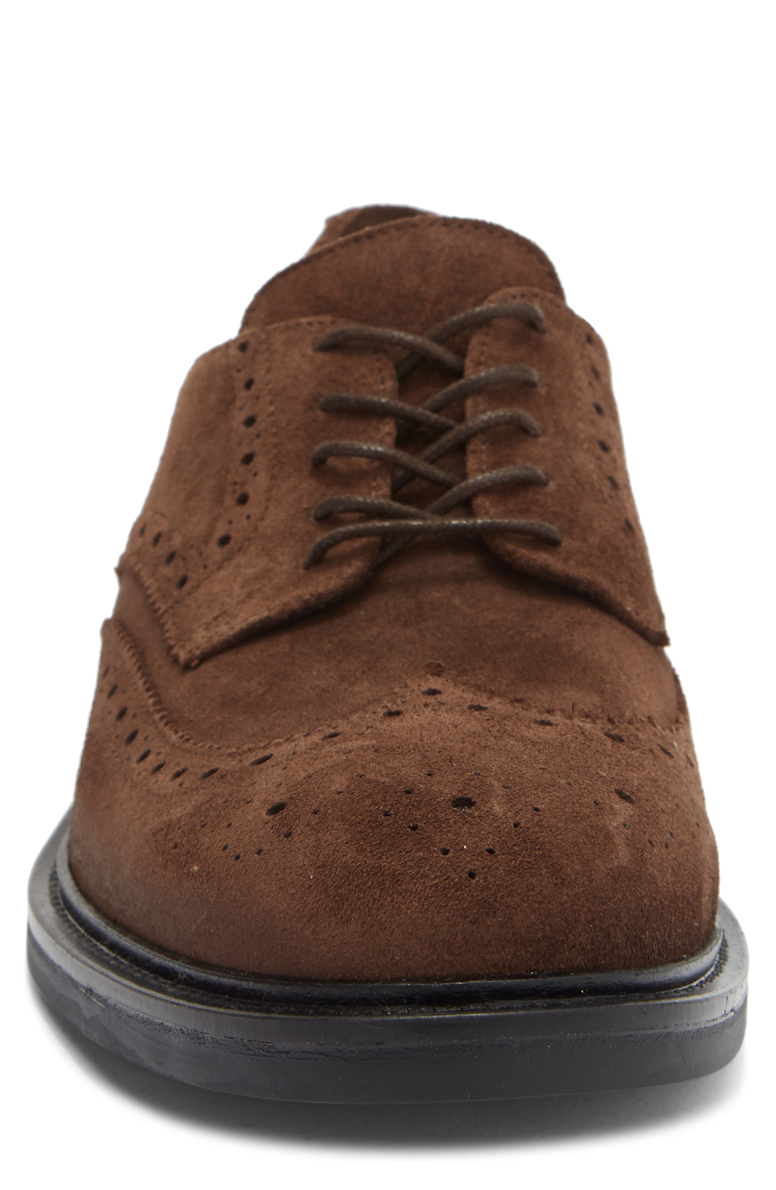 Ticino Brogued Cap Toe Derby, Alternate, color, TAUPE SUEDE