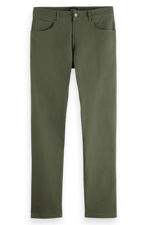 Scotch & Soda Ralston Slim Fit Stretch Cotton Twill Jeans In Green