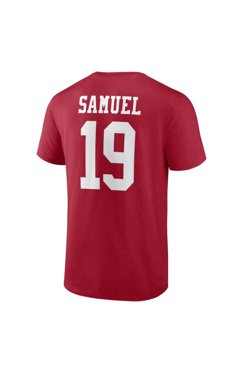 FANATICS Men's Fanatics Branded Deebo Samuel Scarlet San Francisco 49ers Player Icon Name & Number T-Shirt, Alternate, color, 