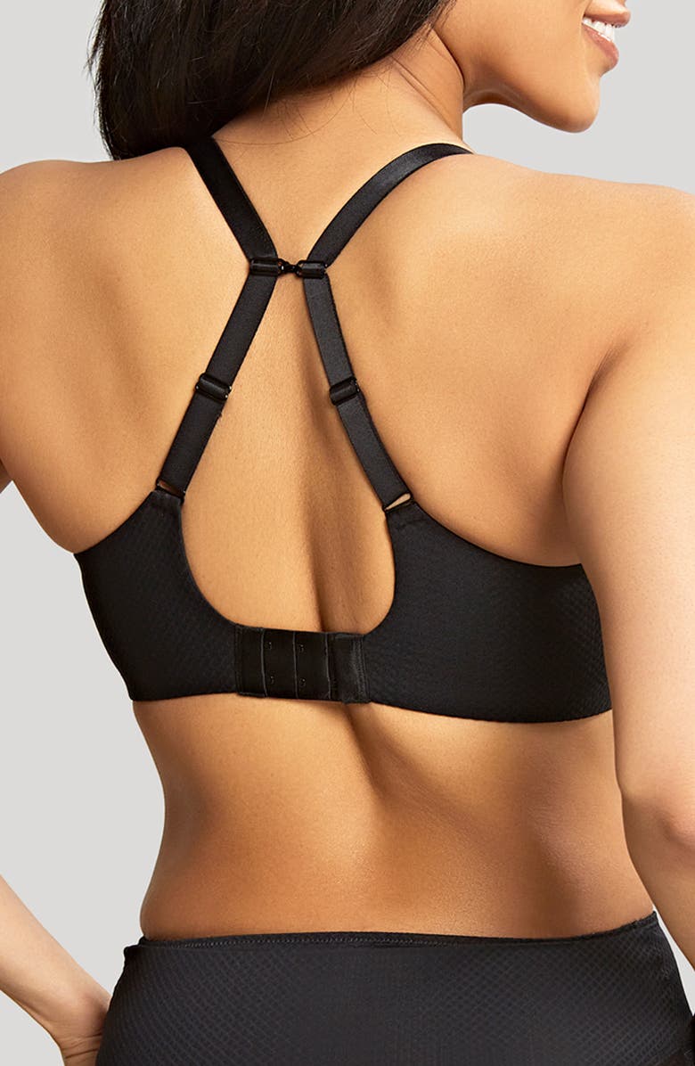 Panache Serene Underwire Stretch Side Support Bra, Alternate, color, Noir