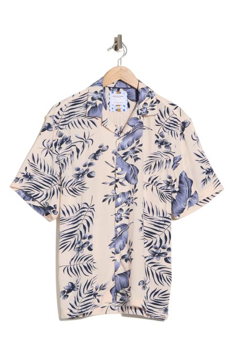Relaxed Fit Floral Camp Shirt