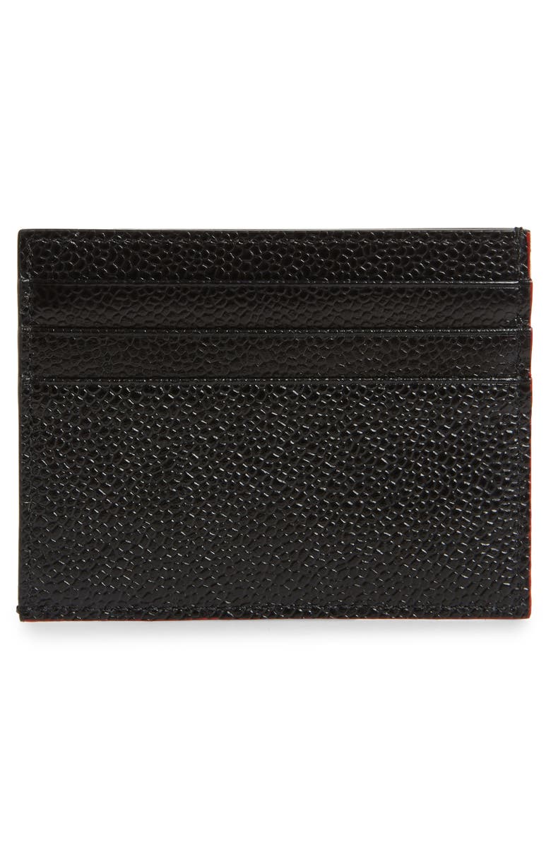 Thom Browne Card Case, Alternate, color, 