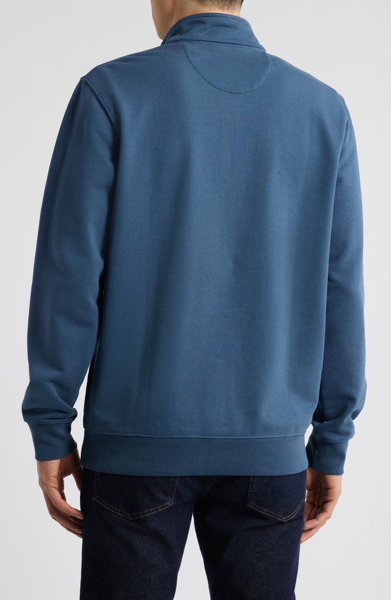 Paul Smith + Lee Half-Zip Cotton Blend Sweatshirt, Alternate, color, Inky Blue
