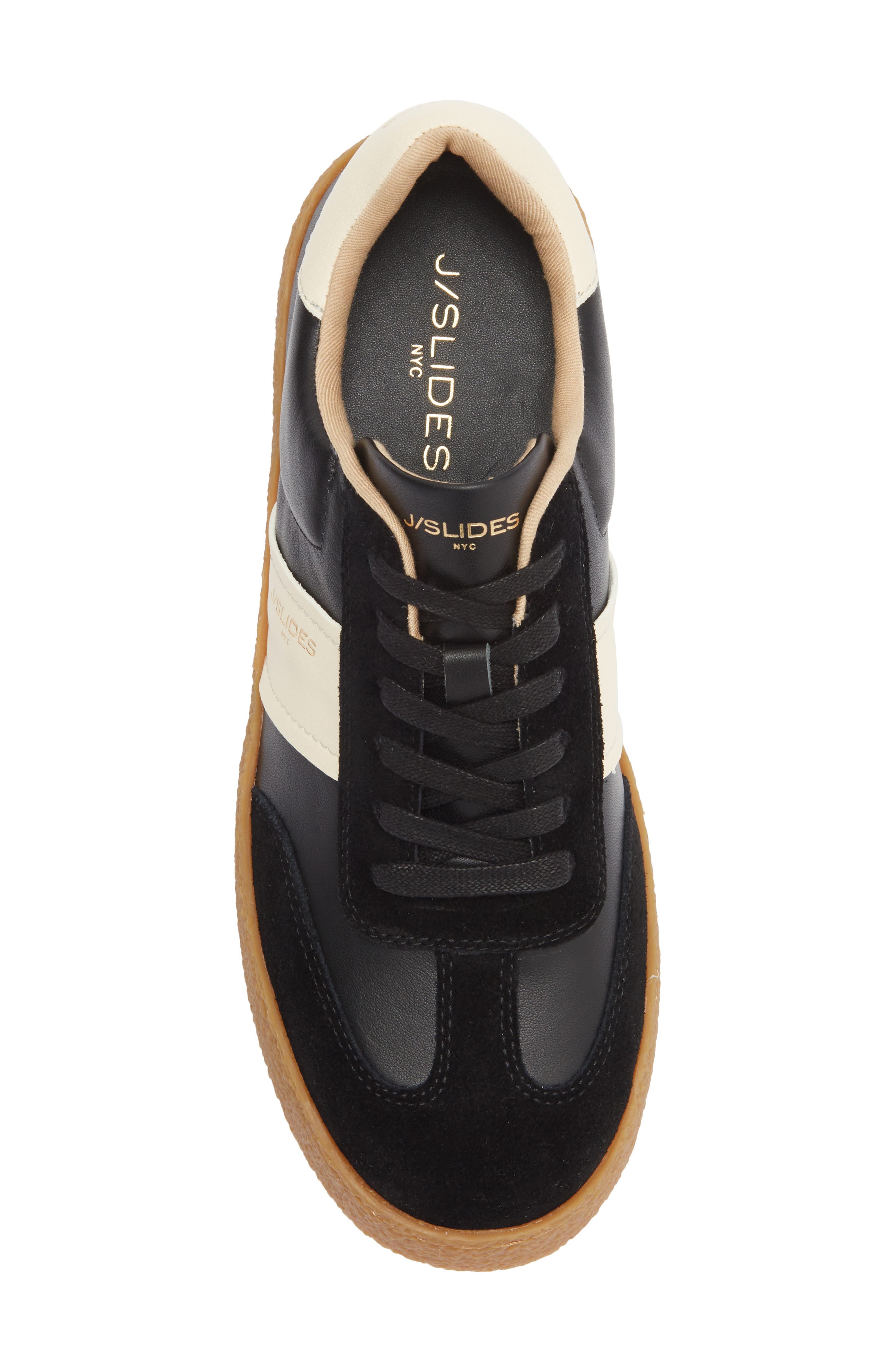 JSlides Olive Sneaker, Alternate, color, Off White/ Black