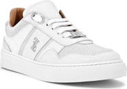 BILLIONAIRE Nubuck Croco Printed Lo-Top Sneakers Men