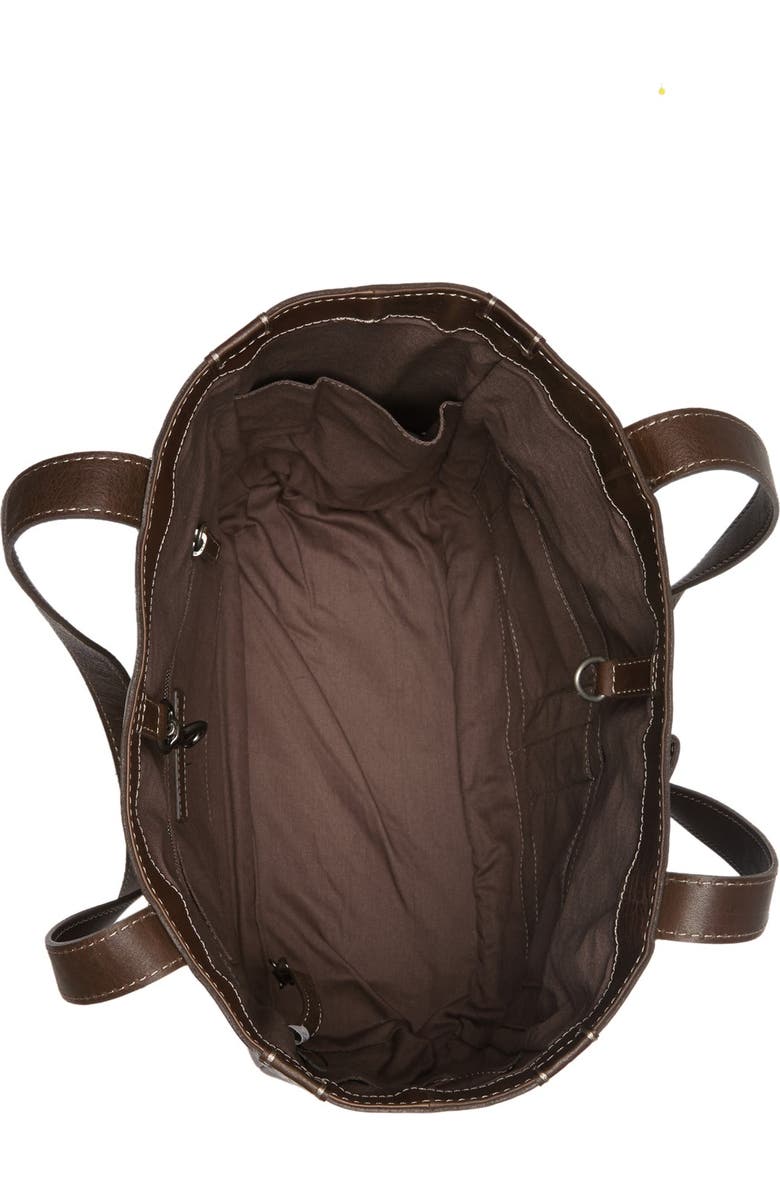 Frye Mindy Leather Pocket Tote, Alternate, color,