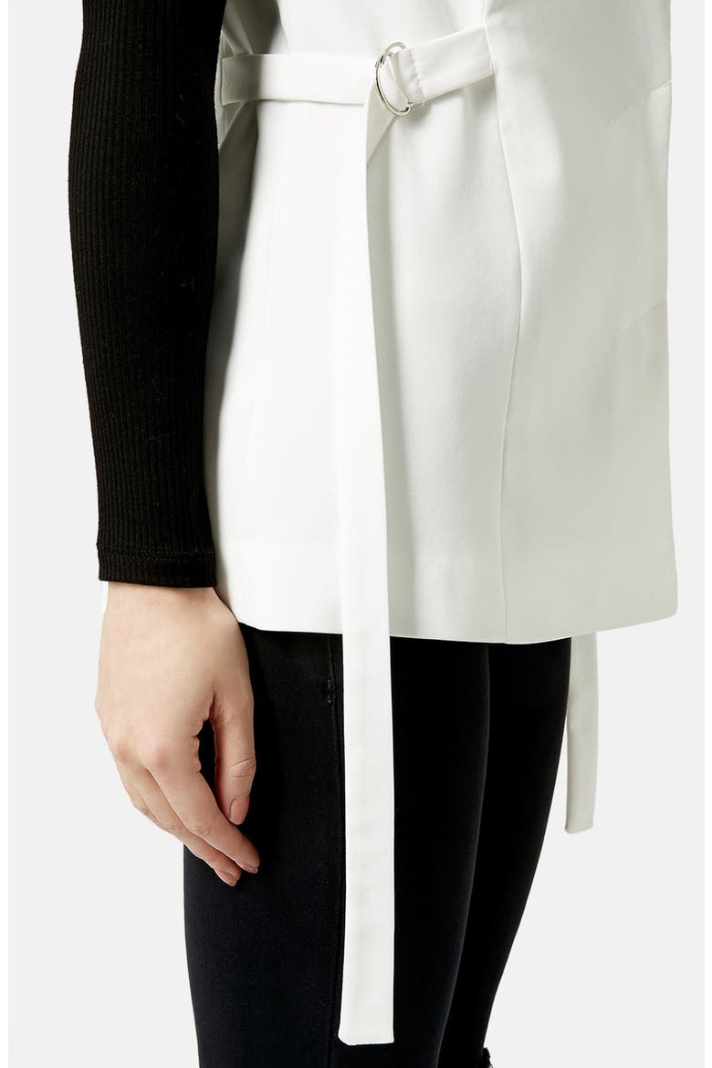 D-Ring Belt Vest, Alternate, color, CREAM