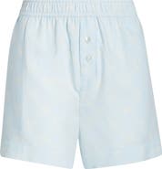 Open Edit Print Cozy Flannel Boxer Pajama Shorts