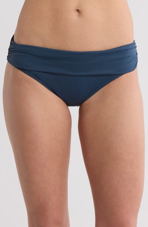 Foldover Hipster Bikini Bottoms