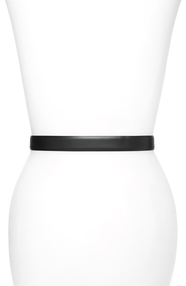 FERRAGAMO Salvatore Ferragamo Double Gancio Leather Belt, Alternate, color, 