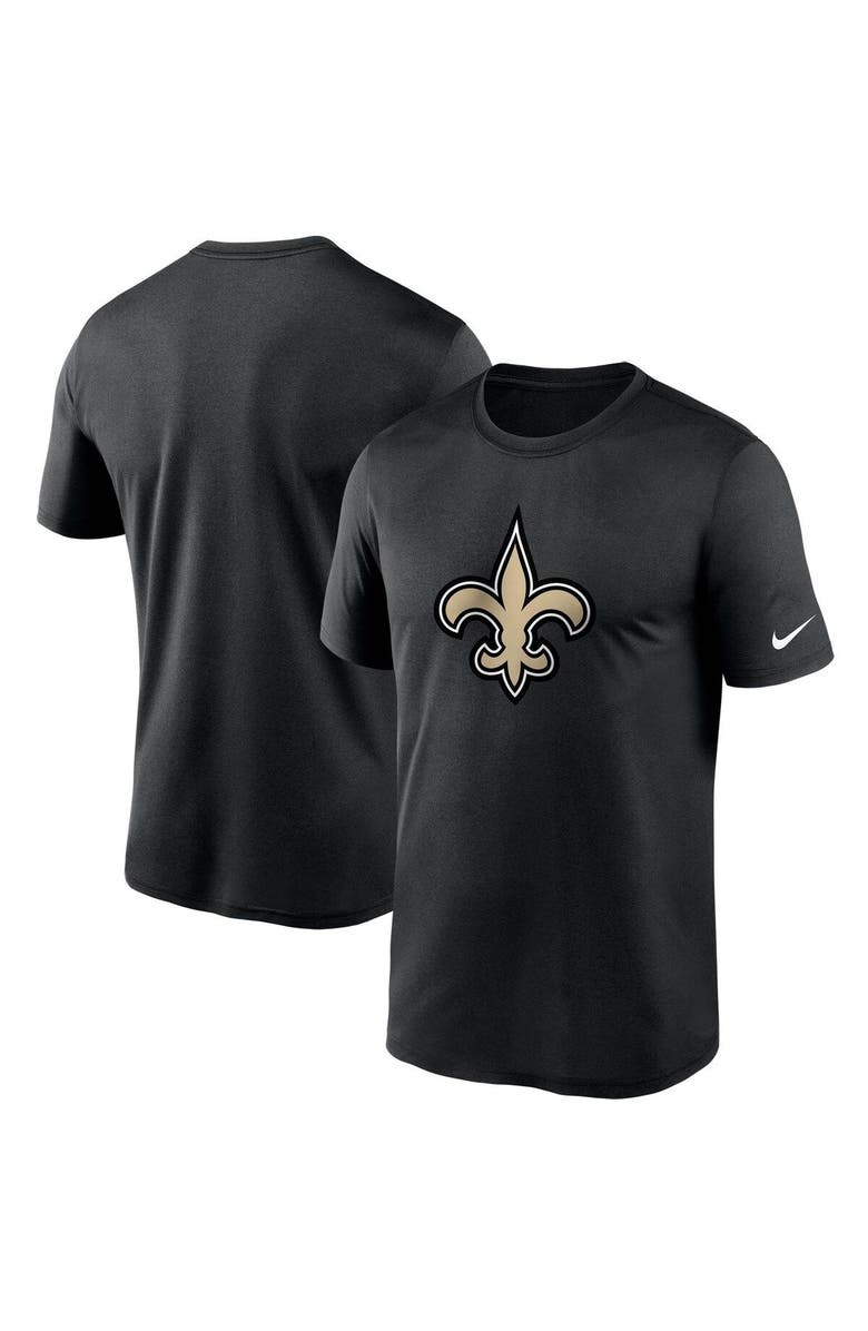Nike Men's Nike Black New Orleans Saints Logo Essential Legend Performance T-Shirt, Main, color, Black