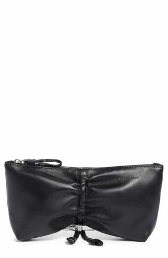Longchamp Le Roseau Leather Clutch
