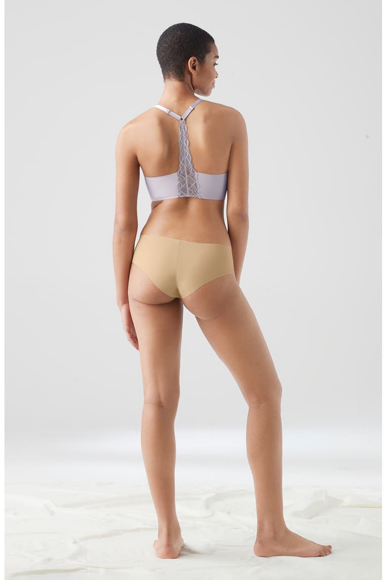 Triangle Lace Racerback Bralette, Alternate, color, LILAC MIST